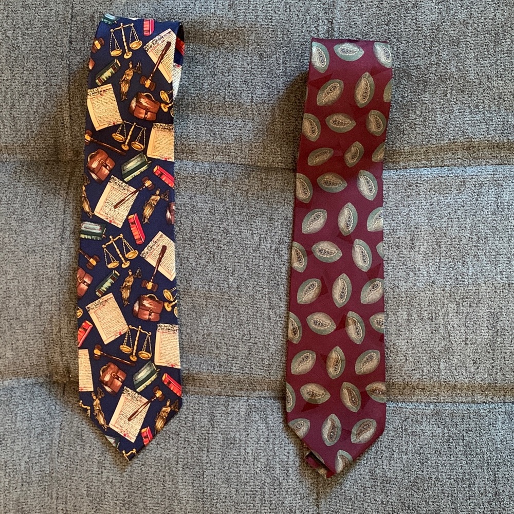 2 Silk Ties